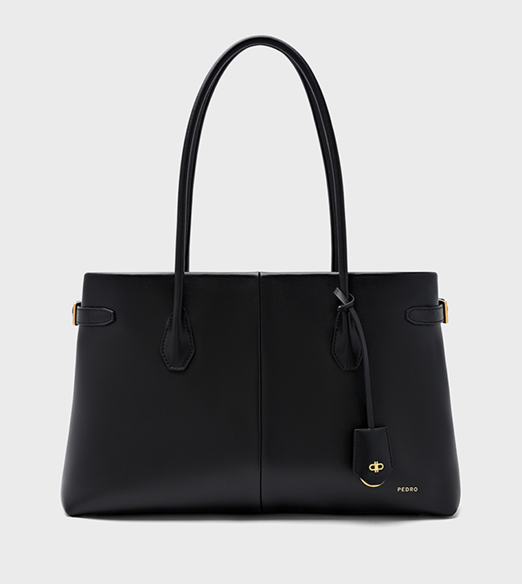 LAUREL Solid Leather Shoulder Bag