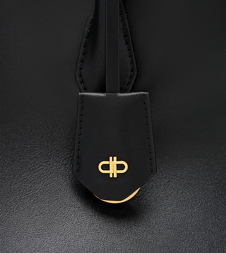 LAUREL Solid Leather Shoulder Bag