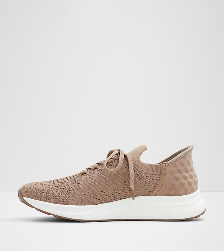 QUARK Knitted Lace-Up Shoes