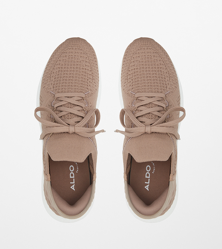 QUARK Knitted Lace-Up Shoes