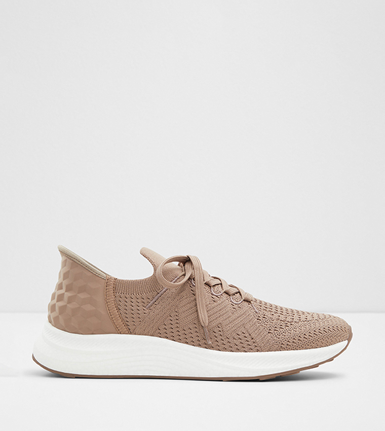 QUARK Knitted Lace-Up Shoes