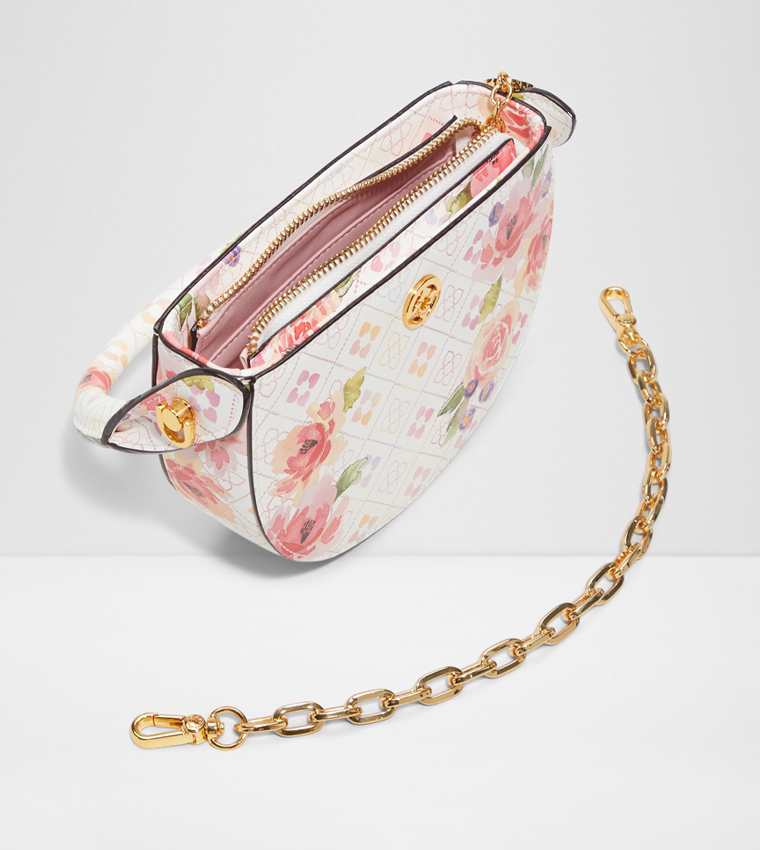 QUINNIE Floral Printed Shoulder Bag