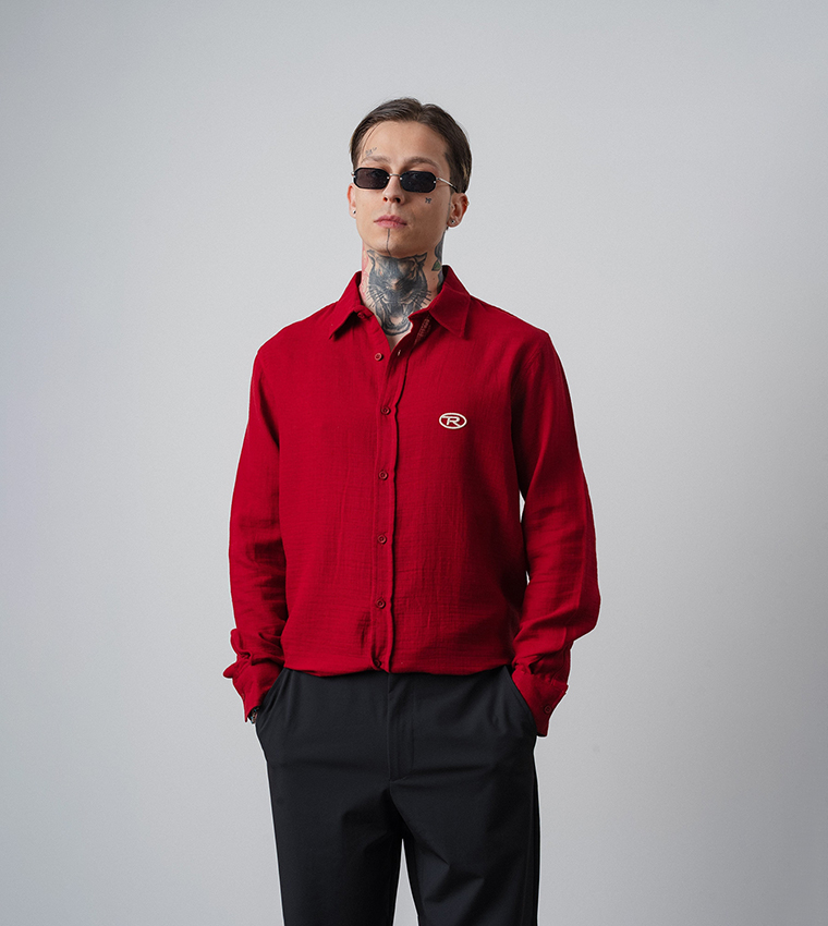ريسباير  أكمام طويلة - أحمر Long Sleeves