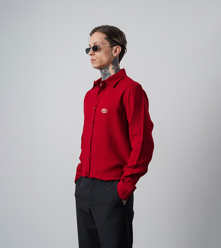 ريسباير  أكمام طويلة - أحمر Long Sleeves