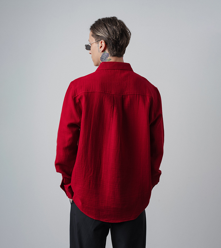ريسباير  أكمام طويلة - أحمر Long Sleeves