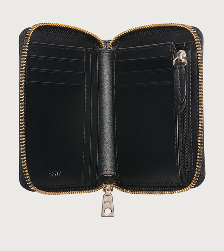 BUSHWICK Textured Zip-Around Wallet