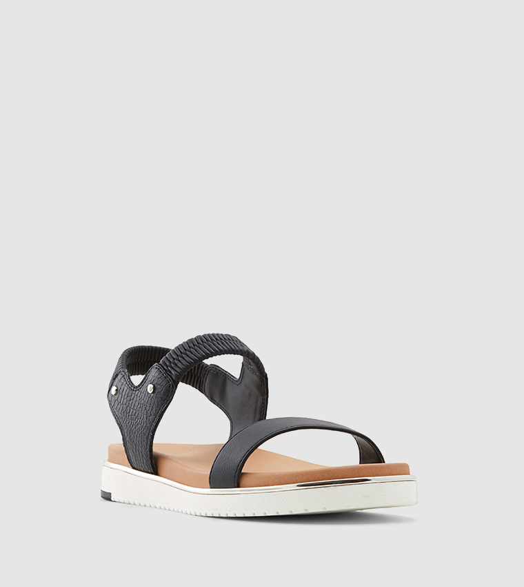 Call it Spring  Flat Sandals - Black Flat Sandals