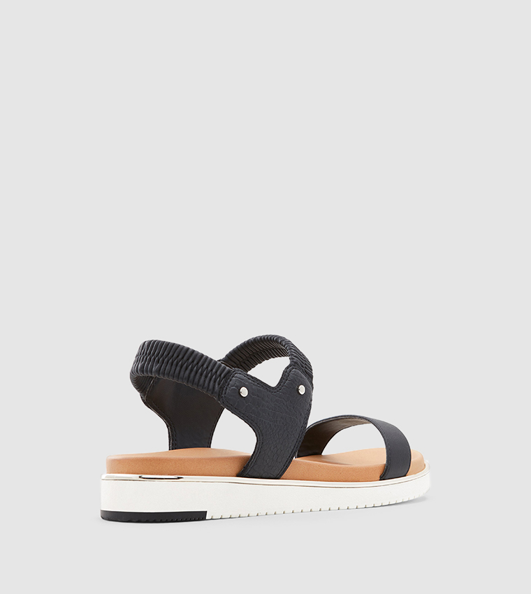 Call it Spring  Flat Sandals - Black Flat Sandals