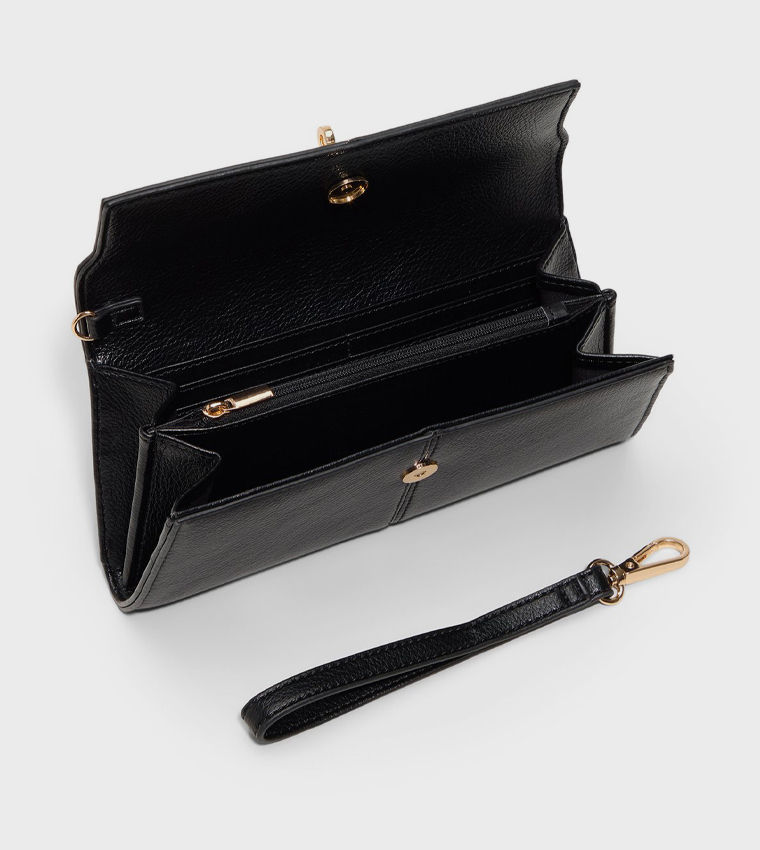 RAVINA Textured Flap Wallet