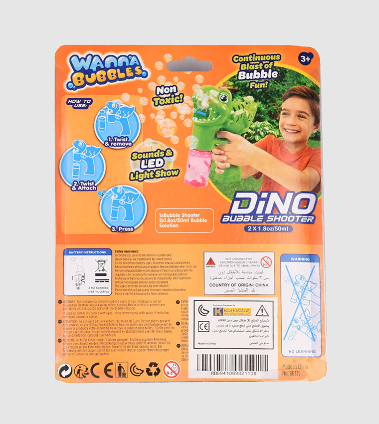 Dino Bubble Gun
