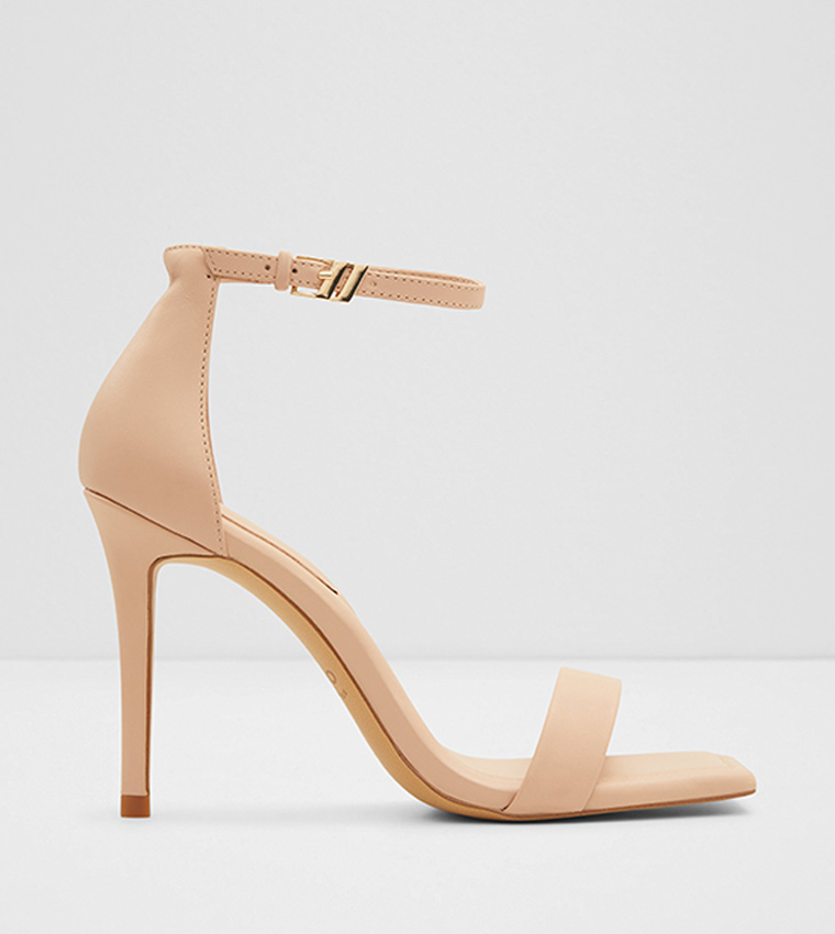 Renza Square Toe Stiletto Heeled Sandals-Flex Collections 