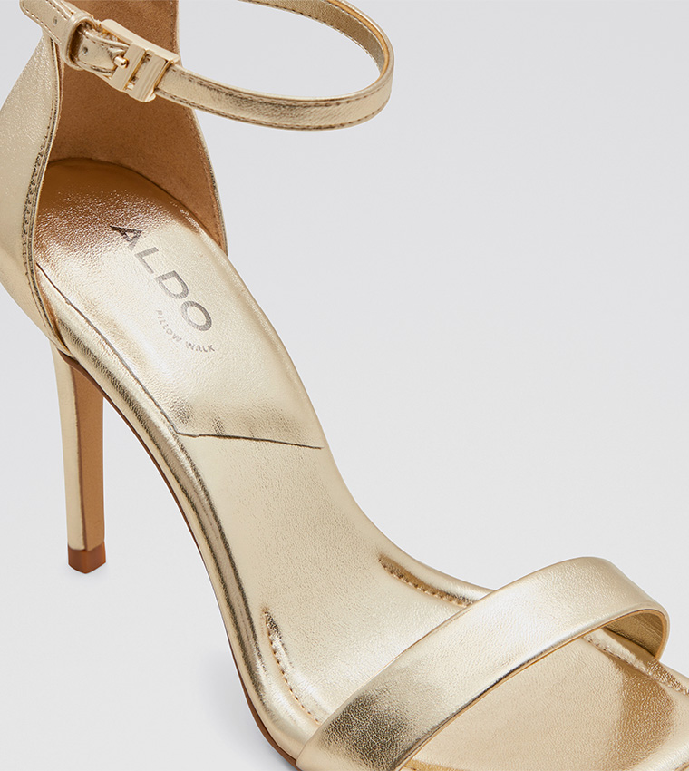 Renza Square Toe Stiletto Heeled Sandals-Flex Collections 
