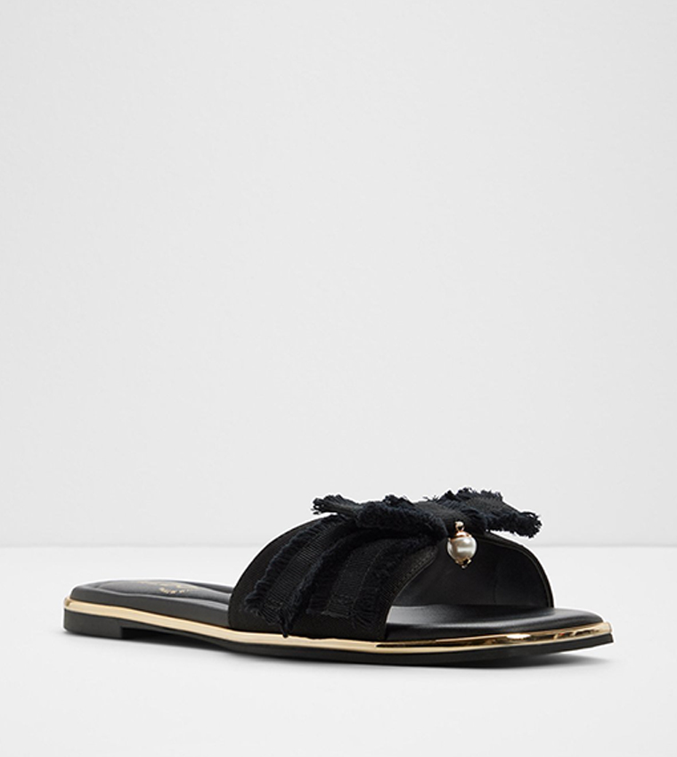ألدو  الصنادل المسطحة - أسود Flat Sandals