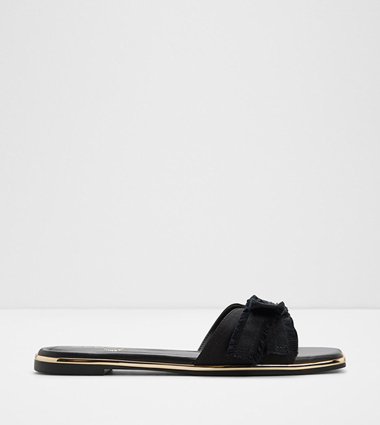 ألدو  الصنادل المسطحة - أسود Flat Sandals