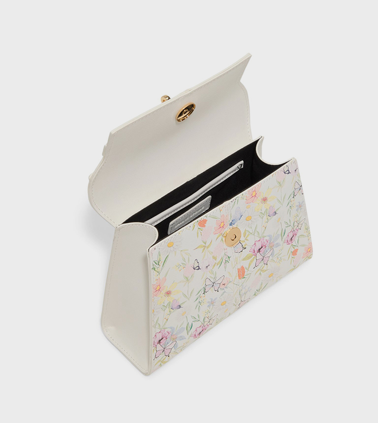 RIILEYY Floral Patterned Top Handle Bag