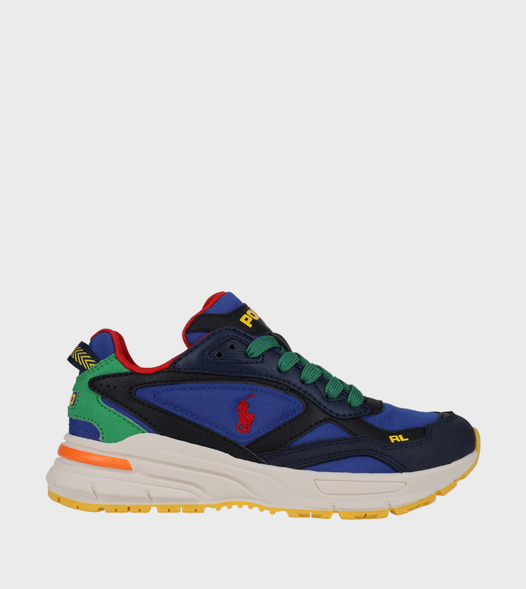 TRACKSTER 275 Color Block Logo Detail Sneakers