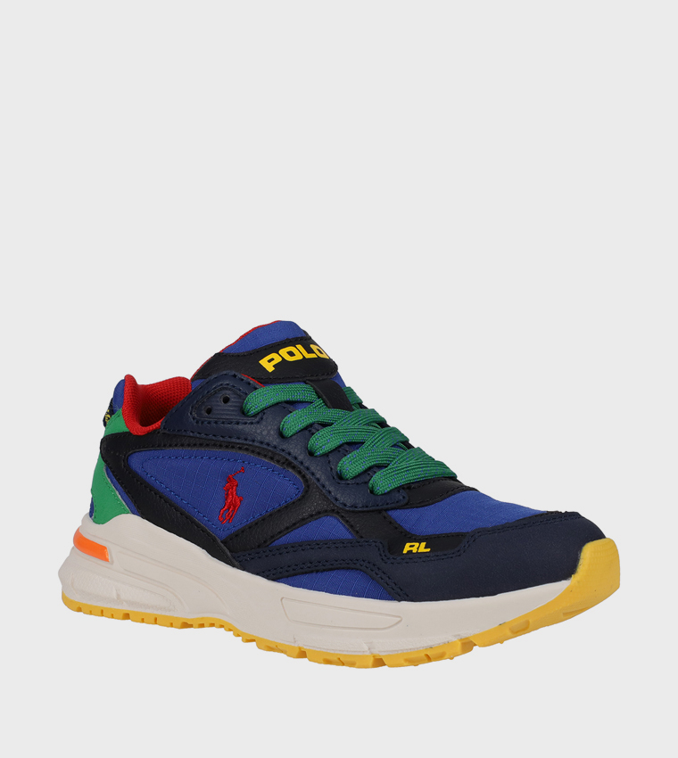 TRACKSTER 275 Color Block Logo Detail Sneakers