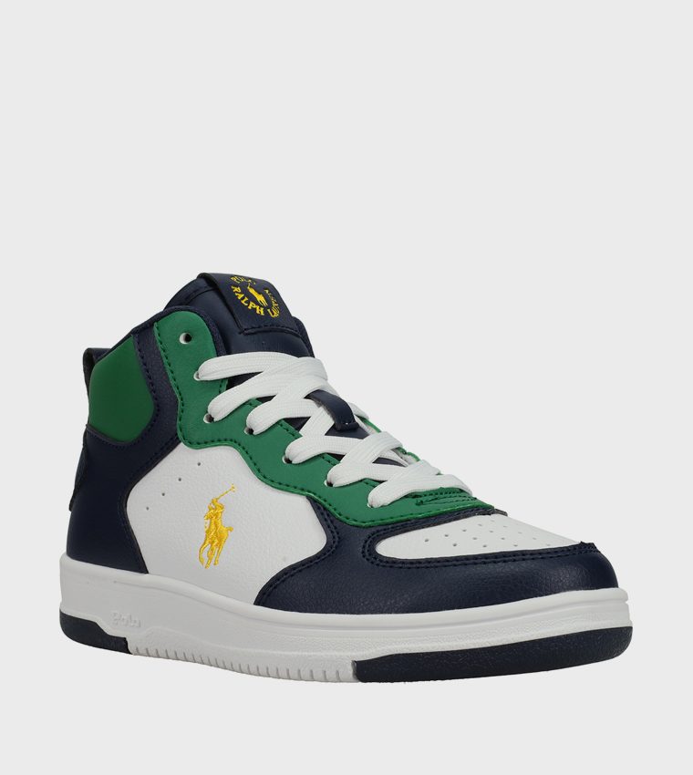 MASTERS COURT Color Block High Top Sneakers