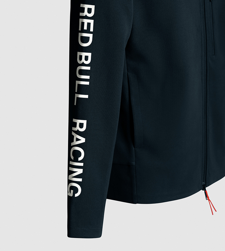 Printed Zip-Through Hybrid Jacket