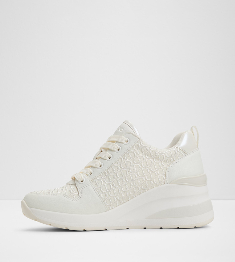 RONGAN Embroidered Wedge Sneakers