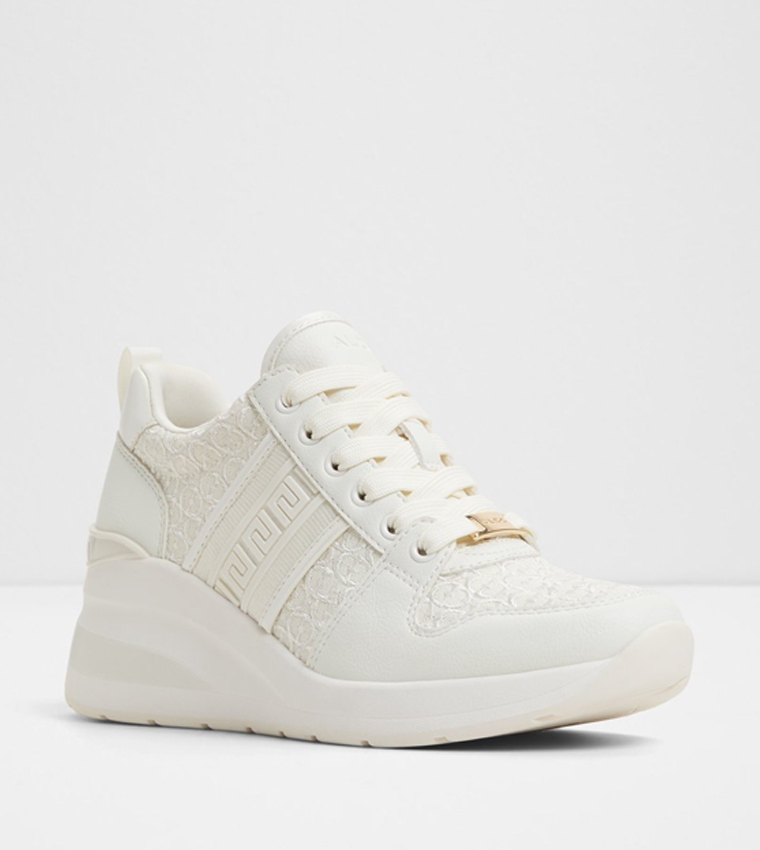 RONGAN Embroidered Wedge Sneakers