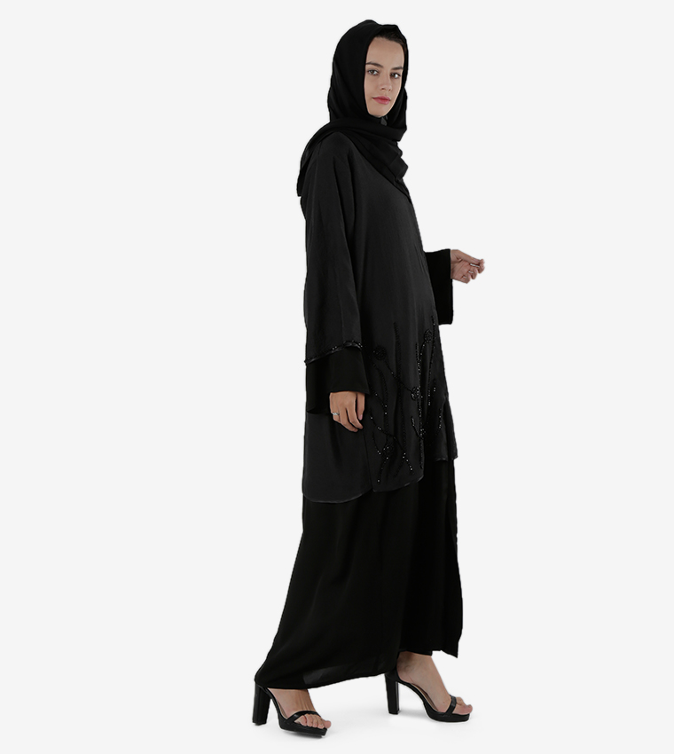 روزا عباية  عباية - أسود Abayas