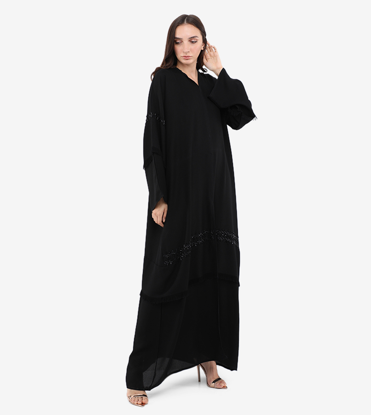 Roza Abaya  Abayas - Black Jalabiya