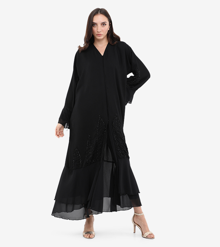 روزا عباية  عباية - أسود Abayas