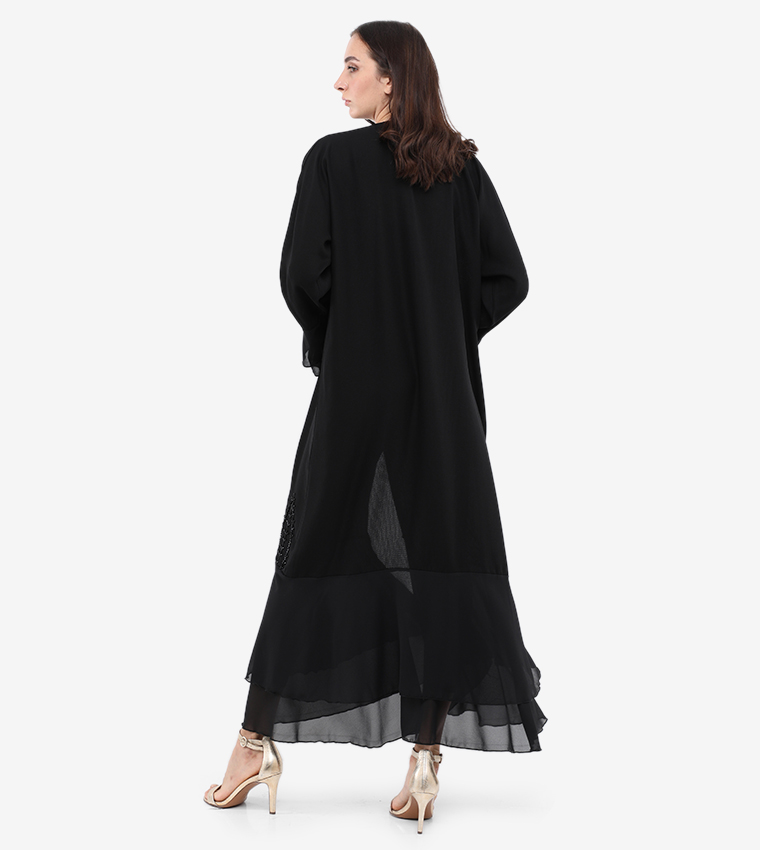 روزا عباية  عباية - أسود Abayas