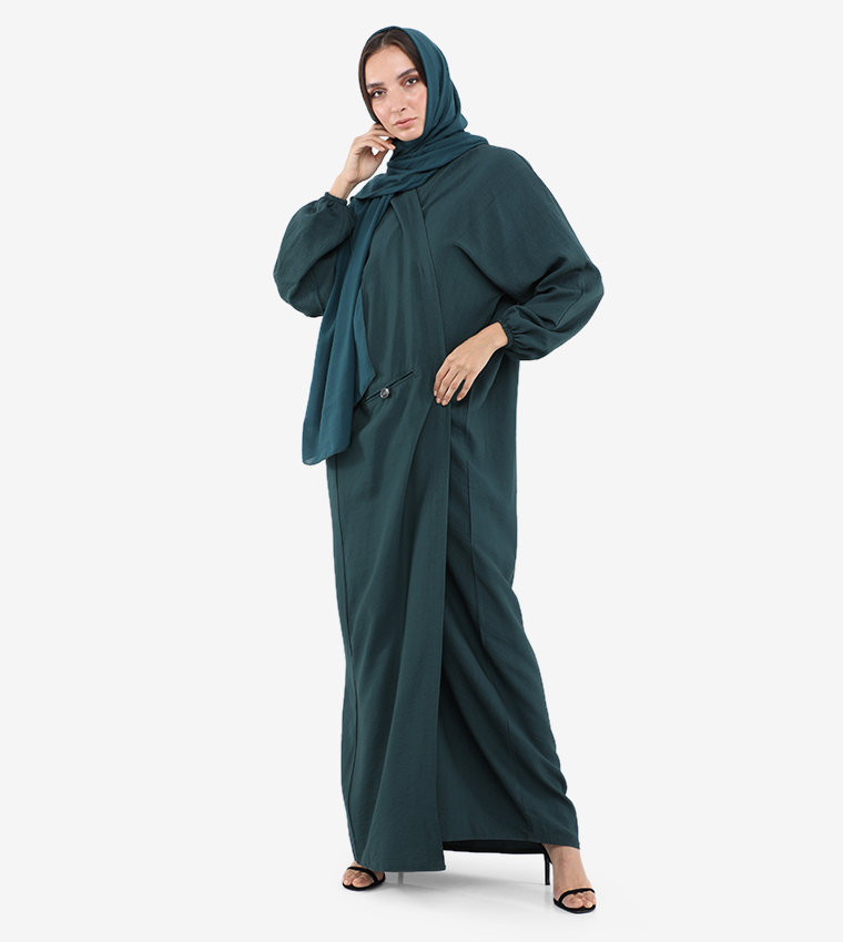 روزا عباية  عباية - أخضر غامق  Abayas