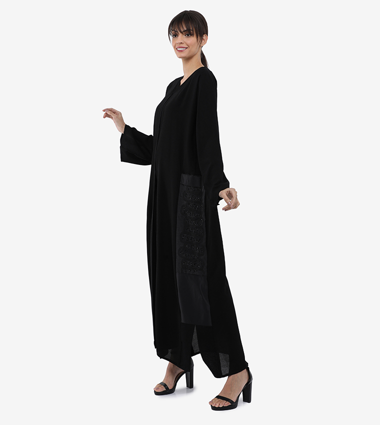 روزا عباية  عباية - أسود Abayas