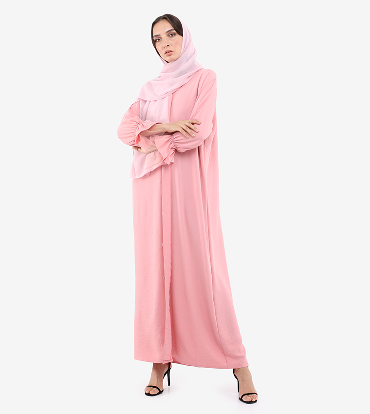 Tulle Sleeves Detailed Abaya