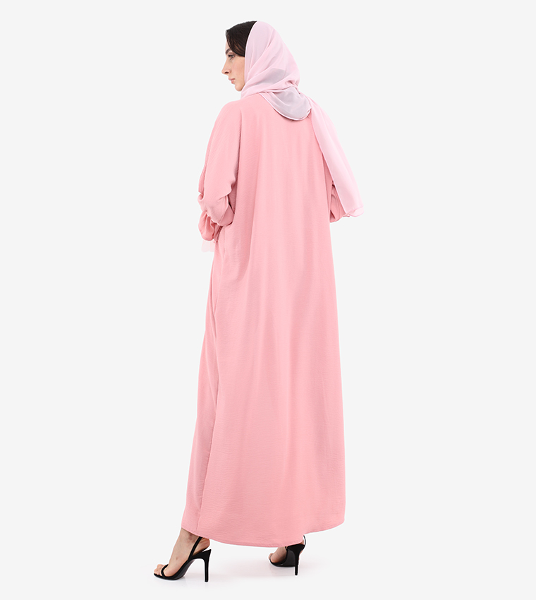 Tulle Sleeves Detailed Abaya