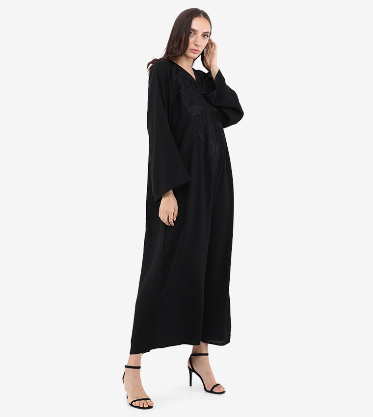 روزا عباية  عباية - أسود Abayas