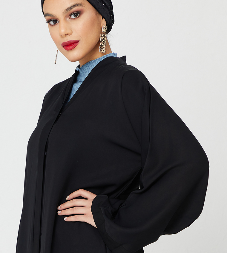 روزا عباية  عباية - أسود Abayas