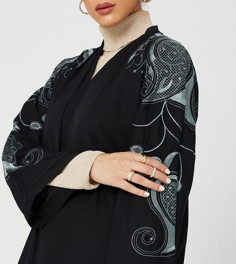 روزا عباية  عباية - أسود Abaya