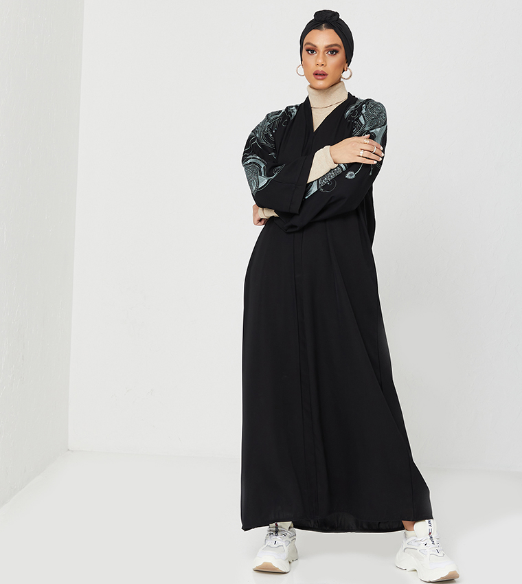 روزا عباية  عباية - أسود Abaya