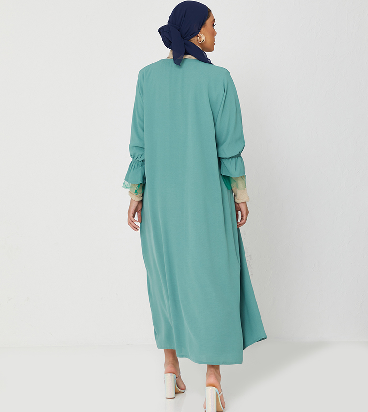 روزا عباية  عباية - أزرق Abaya