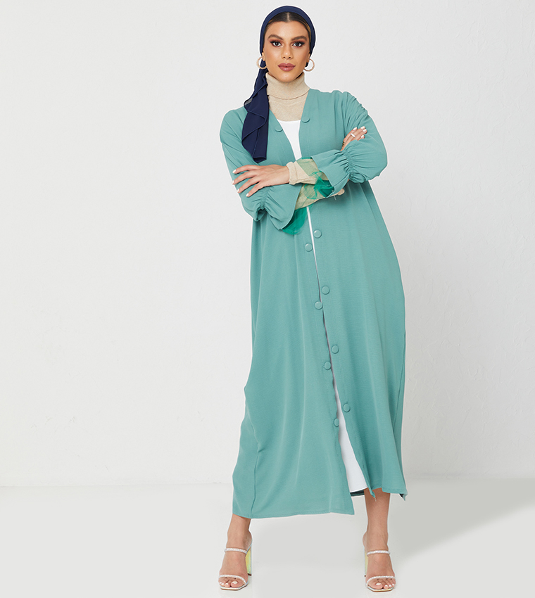 روزا عباية  عباية - أزرق Abaya