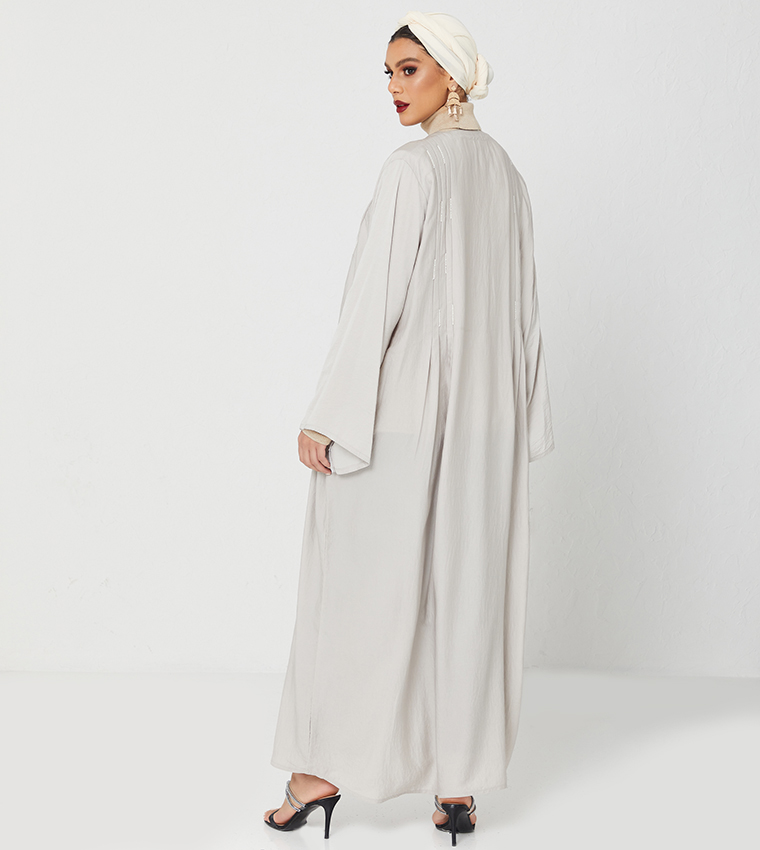 روزا عباية  عباية - رمادي Abaya