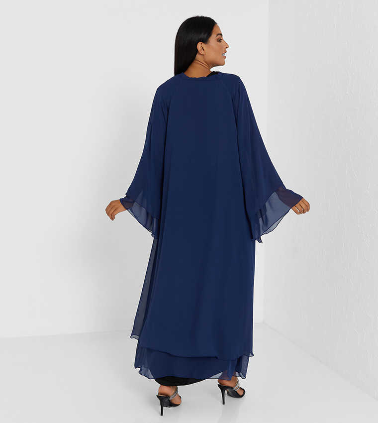 روزا عباية  عباية - أزرق Abayas