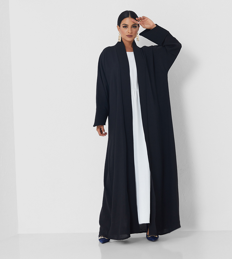 Solid Long Sleeve Abaya