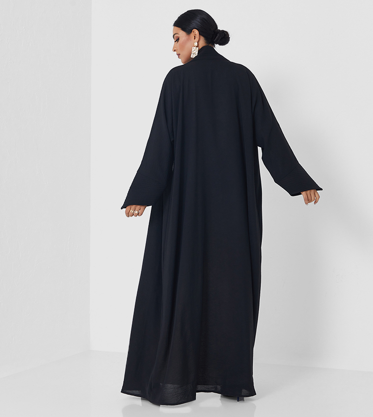 Solid Long Sleeve Abaya