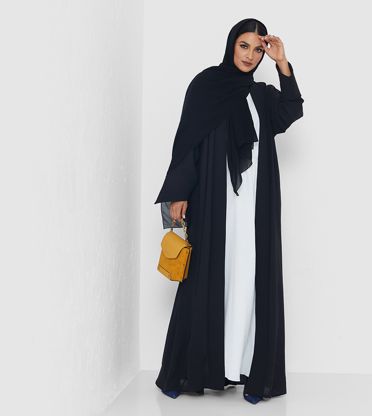 Solid Long Sleeve Abaya
