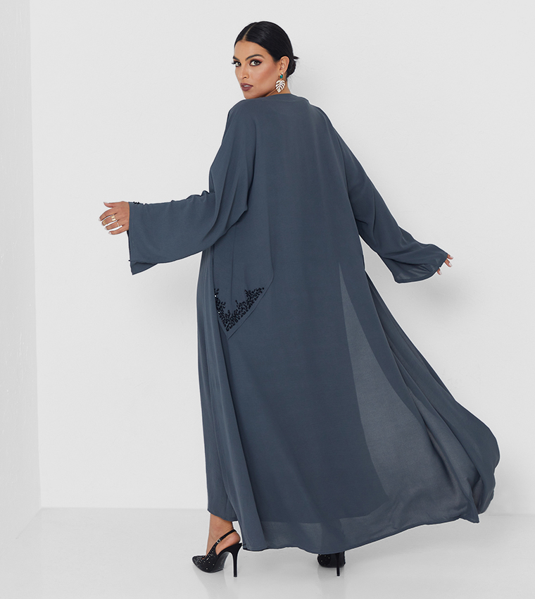 روزا عباية  عباية - رمادي Abayas