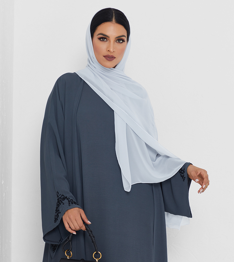 روزا عباية  عباية - رمادي Abayas