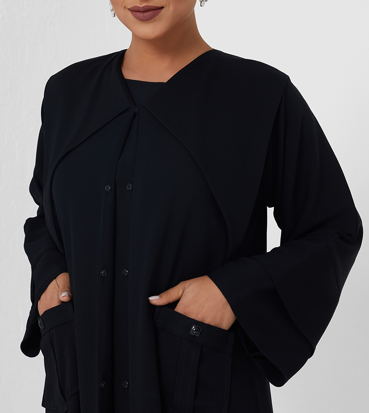 روزا عباية  عباية - أسود Abayas