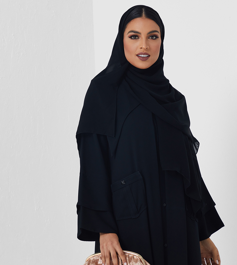 روزا عباية  عباية - أسود Abayas