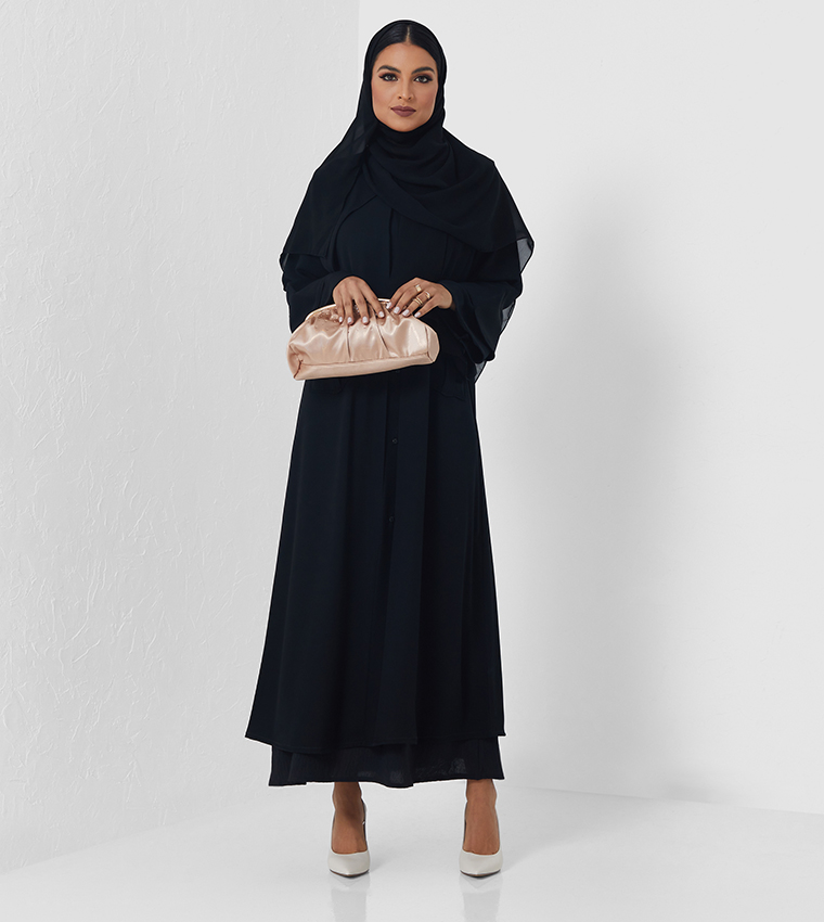 روزا عباية  عباية - أسود Abayas