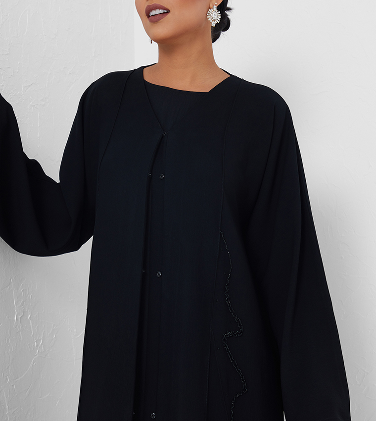 روزا عباية  عباية - أسود Abayas